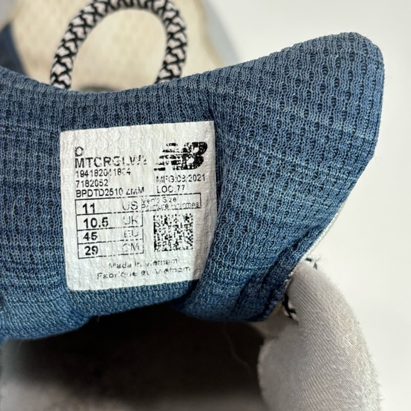 New Balance Crag TR V2 Men Size 11 Yellow Gray Blue Trail Running Shoes - Picture 5 of 7